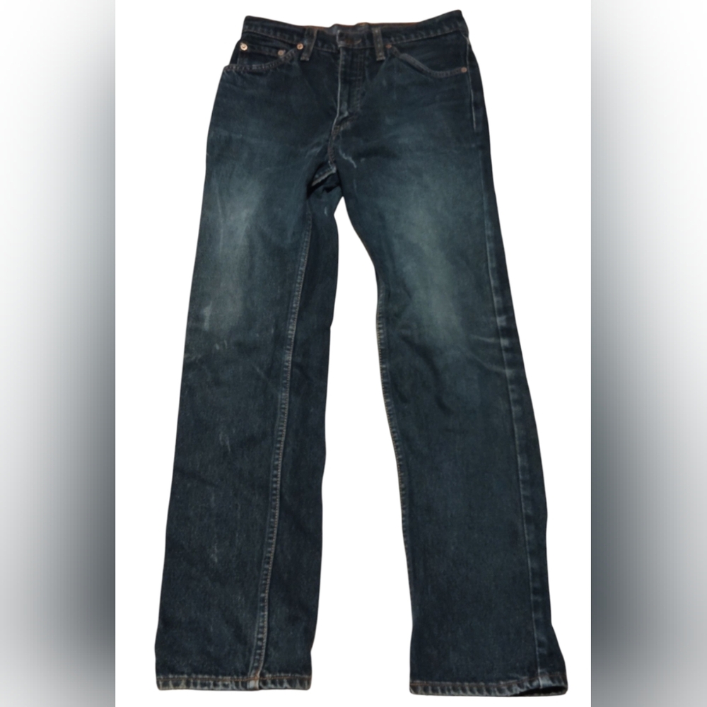 Levi's Relaxed Fit Dark Blue Jeans Size 28x28